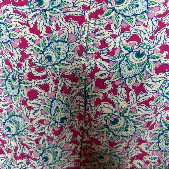 LOFT Multicolor Floral Blouse buttons size medium - Picture 8 of 11